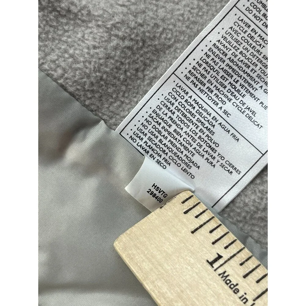 Vintage Nike Quilted Vest Womens Small Pink Faux Fur Collar Running Full Zip Y2K - Picture 13 of 14